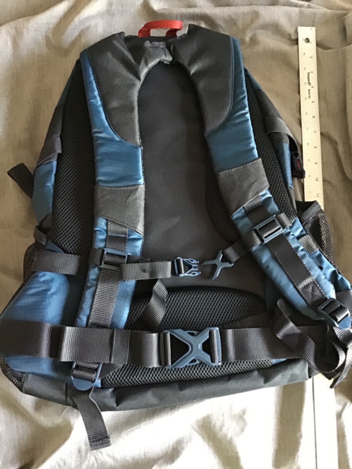 Outdoor Products Ridge 12.3" Backpack - Blue Black EUC 2
