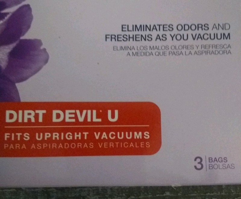 Febreze Vacuum Bag Replacement Dirt Devil U 29D6 Premium Allergen Filter gallery