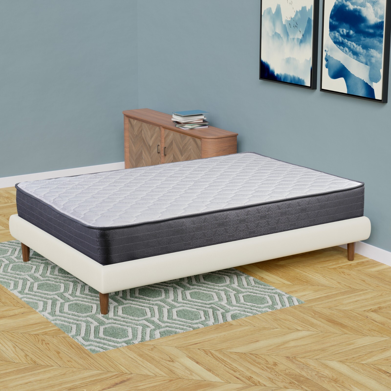 Continental Sleep, 9-Inch Medium Firm Tight Top Pocket Coil Hybrid Mattress. gallery