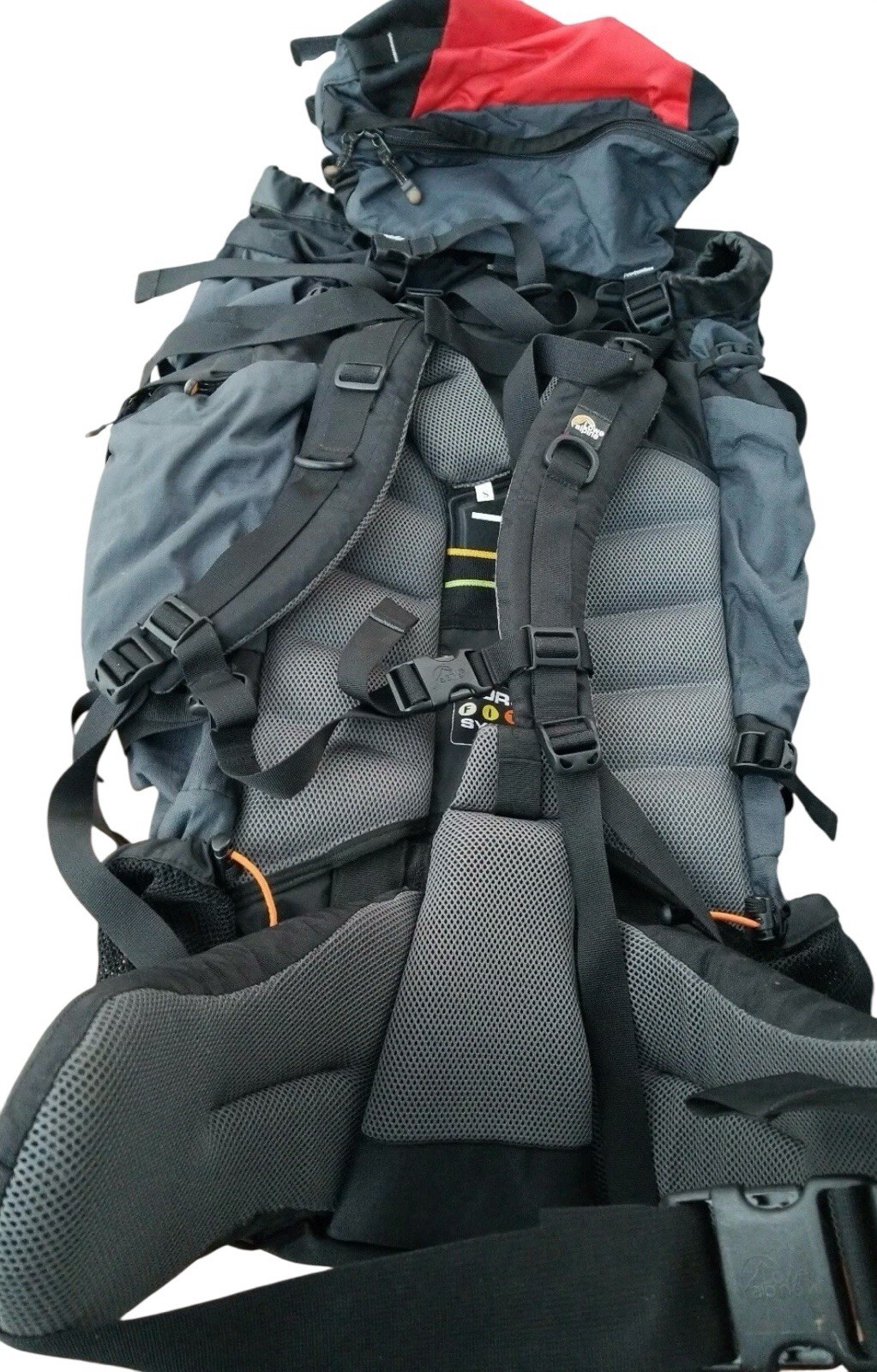 Lowe Alpine Torso System ND 7O Internal Frame Backpack  Red Black S 4