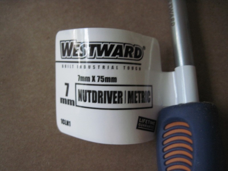 (Qty 12) 7mm Nut Drivers, 3" Solid Round Shank, Westward 1CLN1, NEW gallery