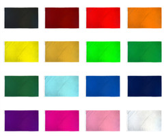 Solid Color Flags 2x3ft Blank Flags Red Orange Yellow Green Blue White Black 2×3