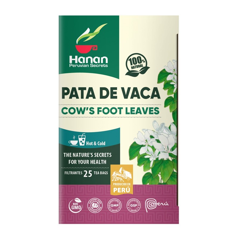 Hanan Peruvian Secrets Pata de Vaca Herbal Tea | 100% Natural Cow’s Foot Leaves gallery
