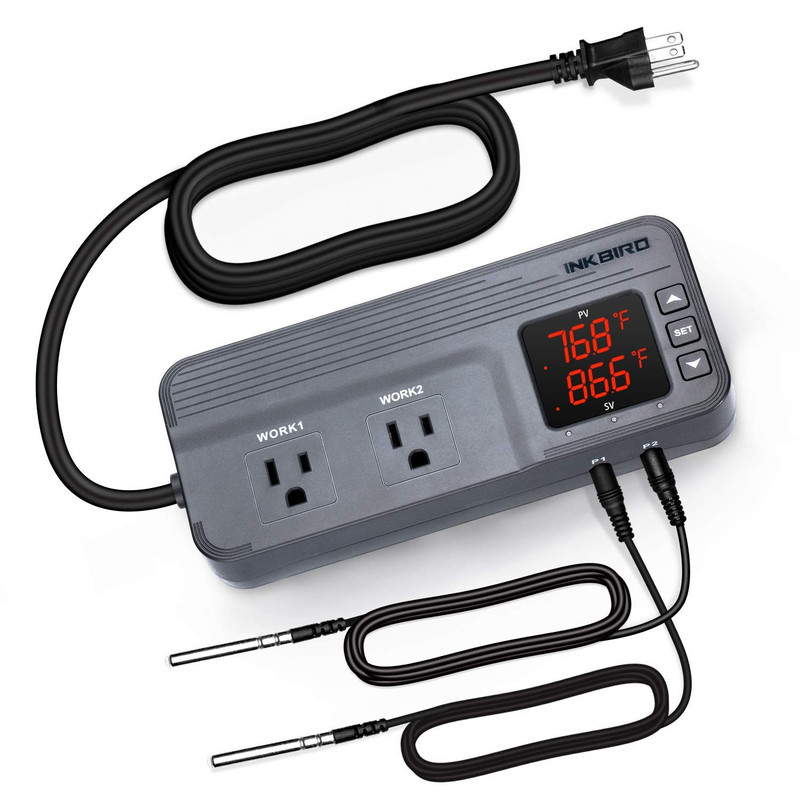 1800W Temperature Controller Humidity Control ITC-608T Seed Germination Brewing gallery