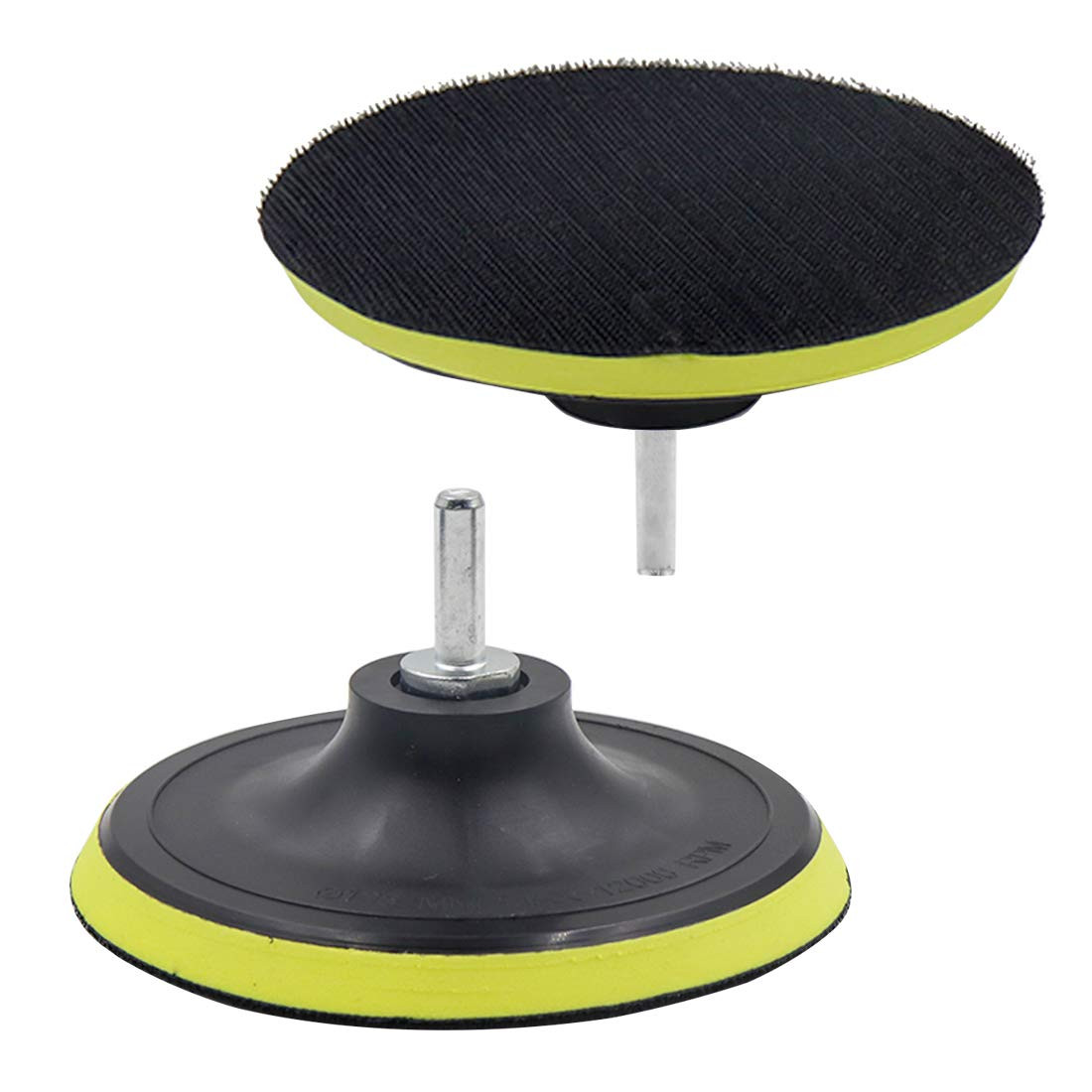 2 Pcs 5" Hook & Loop Backing Pad w/ M10 Drill Adapter for Orbital Sander gallery