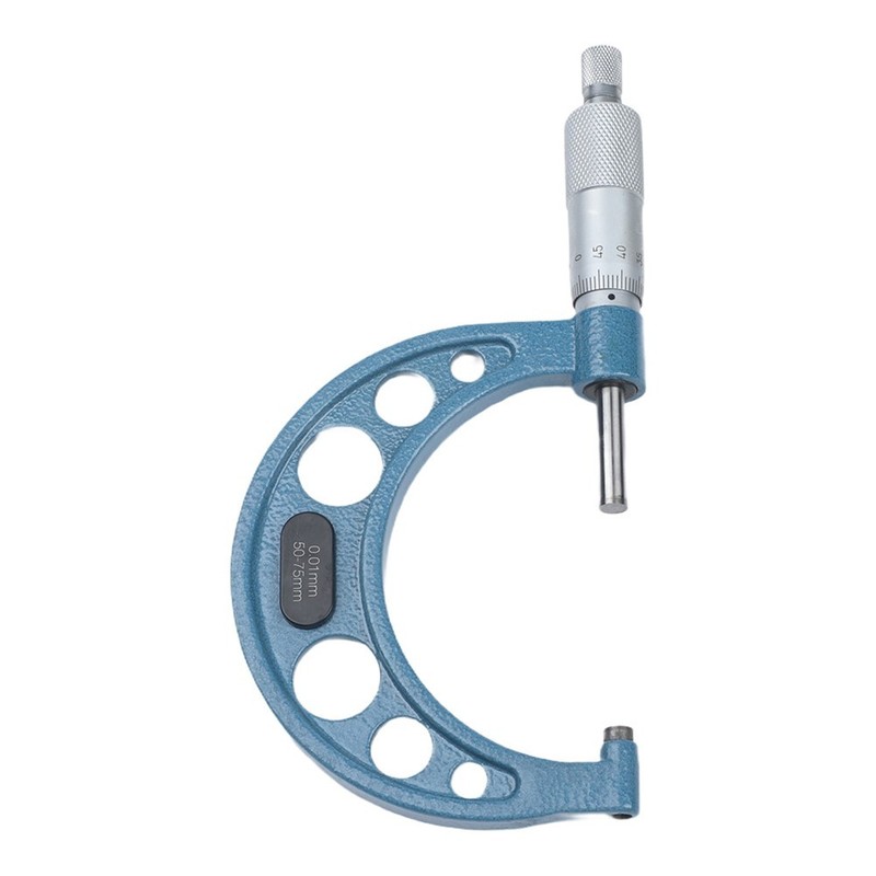 Outer Micrometer Tool for Machinists 00001 Inch Graduation 025 to 100mm Range gallery