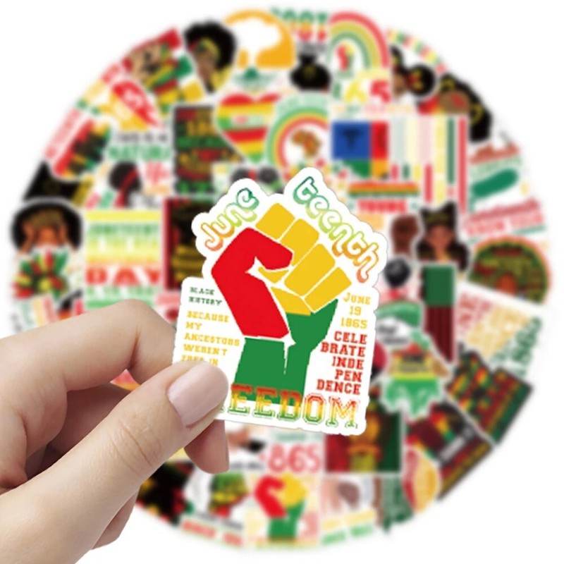 20 Random Juneteenth Stickers BLM Car Decals Laptop Hydro Yeti Free Shipping! gallery