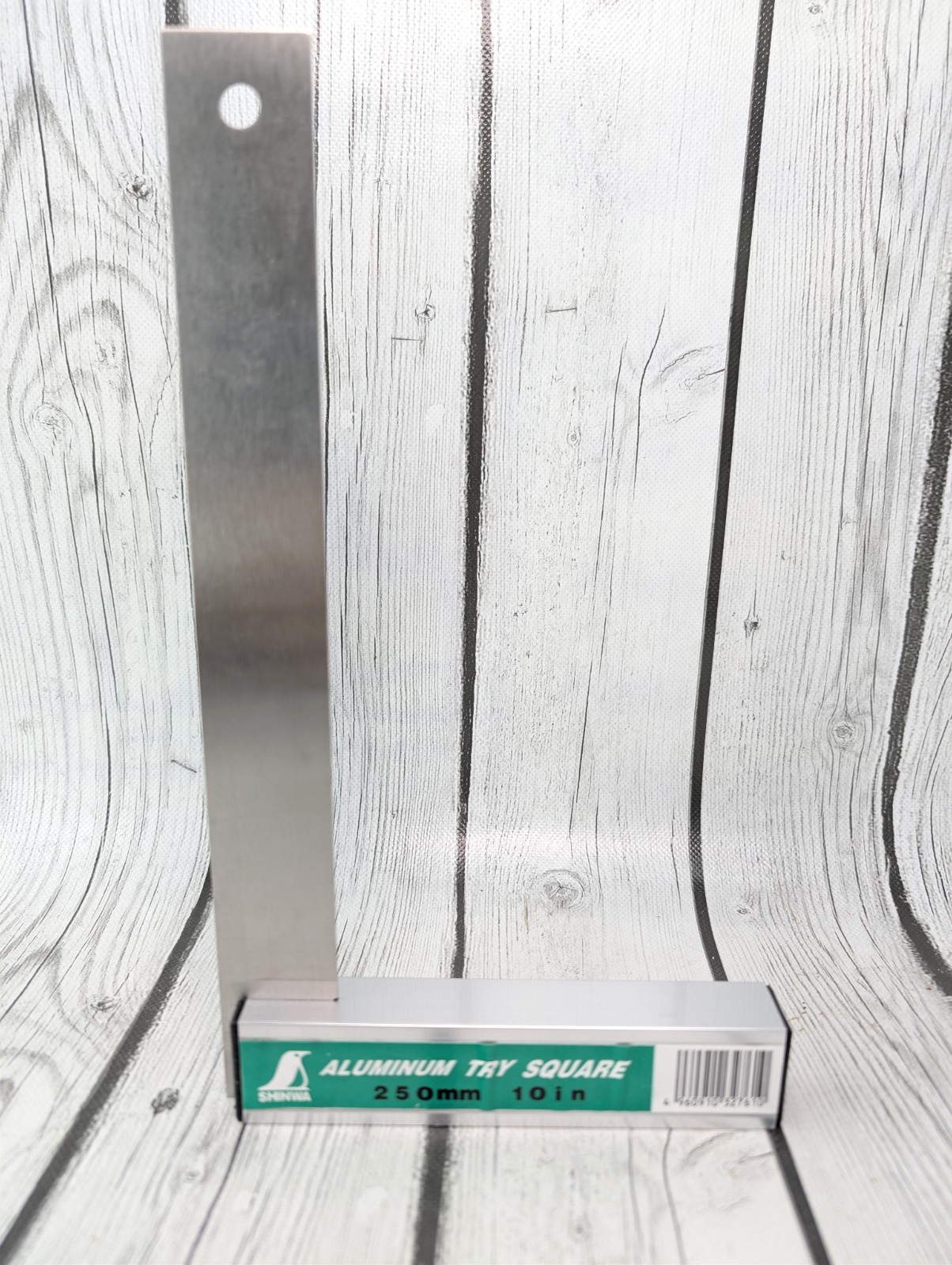 SHINWA Try Square Aluminum Base without Graduations 25cm 250mm 10 In. gallery