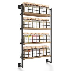 ZICOTO Space Saving Spice Rack Organizer Shelf for Wall Mount – Easy To Install