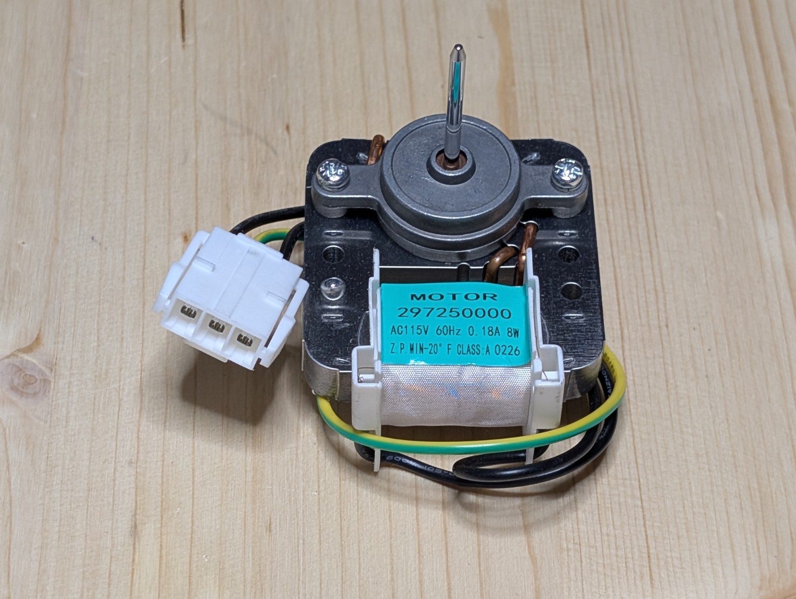 Evaporator Fan Motor Compatible with GE Refrigerator WR60X10066 297250000 gallery