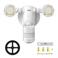3000lm 25W LED Security Light Motion Sensor Patio Outdoor Spotlight Flood Light
