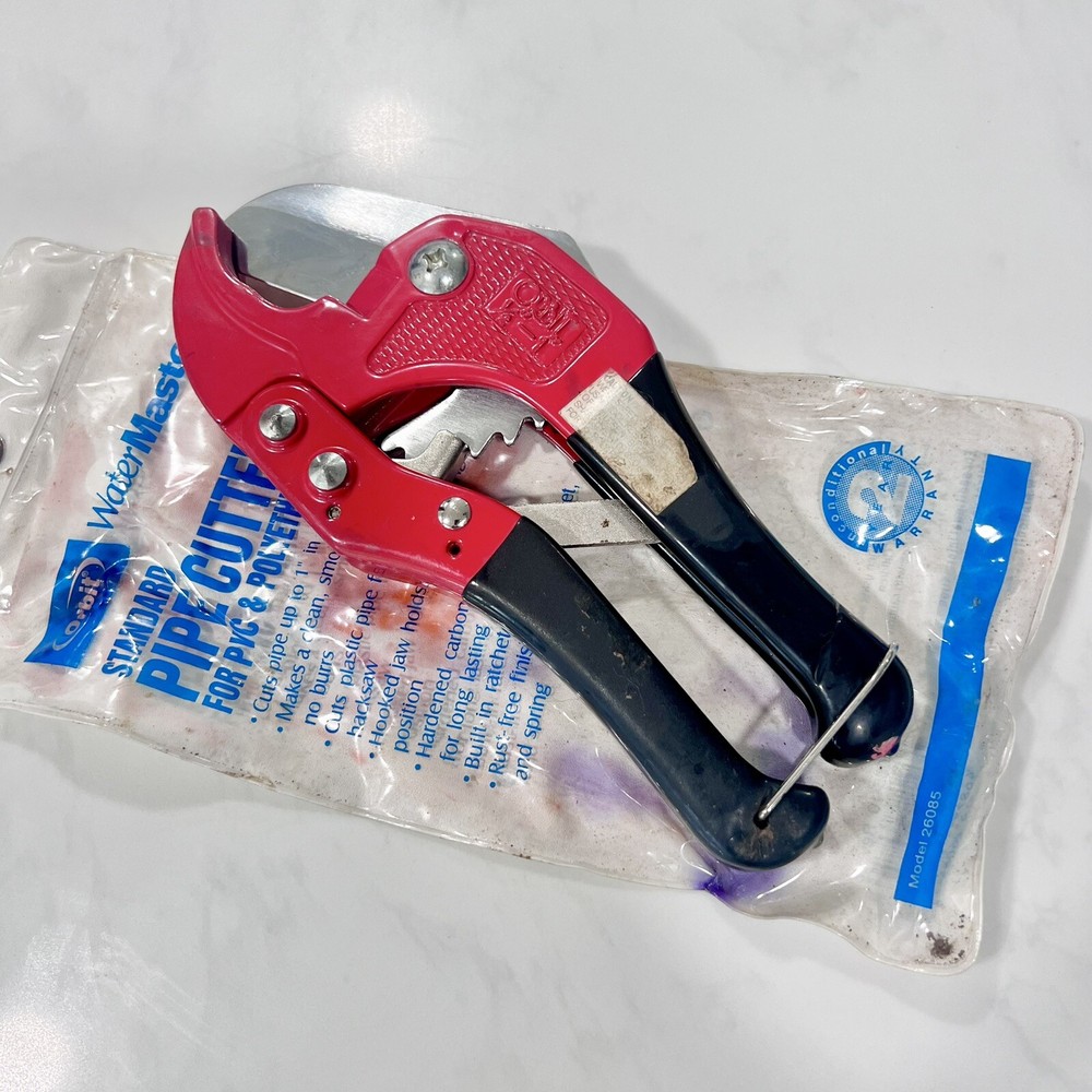 Orbit Water Master Pipe Cutter: PVC/Polyethylene, 1/2"-1" Pipe Cutter