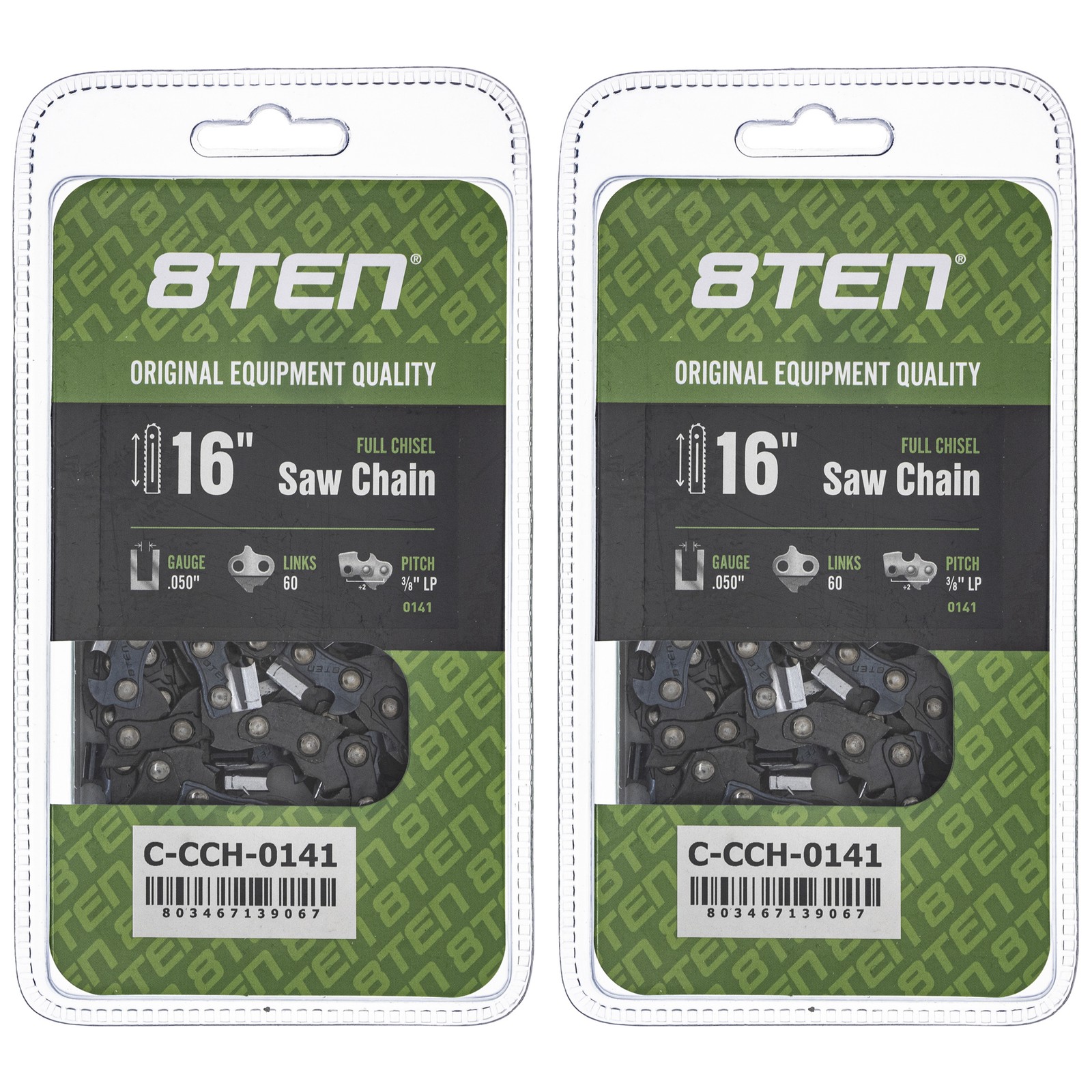 Chainsaw Chain 16 Inch .050 3/8 LP 60DL for WEN 4016 Lumberjack S60 2-Pack gallery