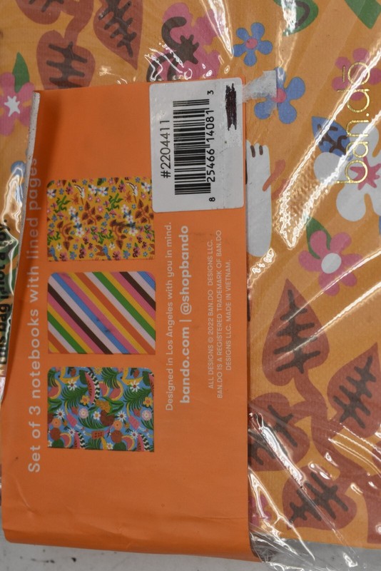 Ban.do Rough Draft Notebook Set Lined Pages Fruity & Floral Print 3 Piece Set gallery