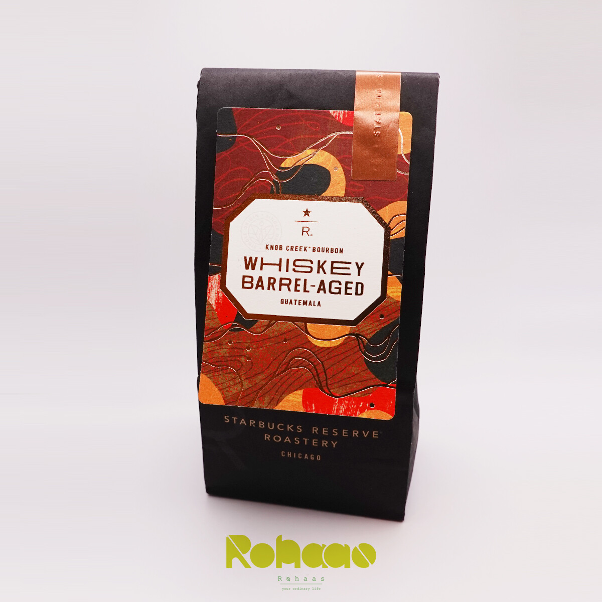 NEW STARBUCKS RESERVE KNOB CREEK BOURBON WHISKEY BARREL-AGED GUATEMALA COFFEE gallery