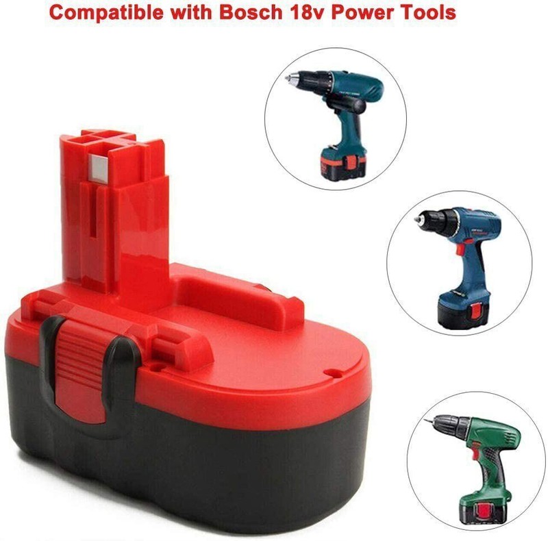 BAT181 BAT025 BAT026 BAT160 18 Volt 2.0Ah Ni-Mh Battery replacement for Bosch gallery