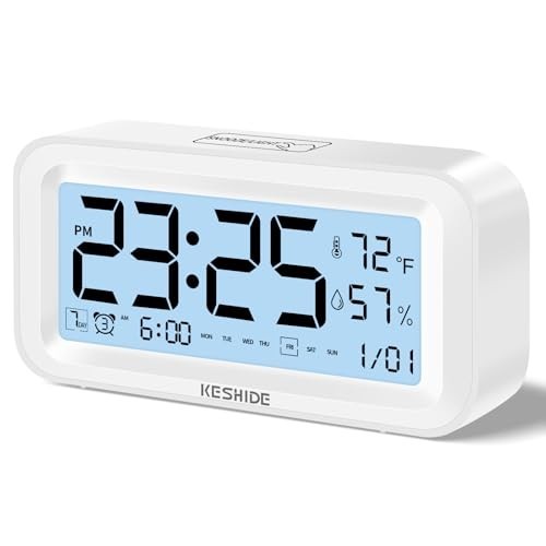 Battery Operated Digital Clock: Cordless Small Alarm Clock for Bedroom Travel... gallery