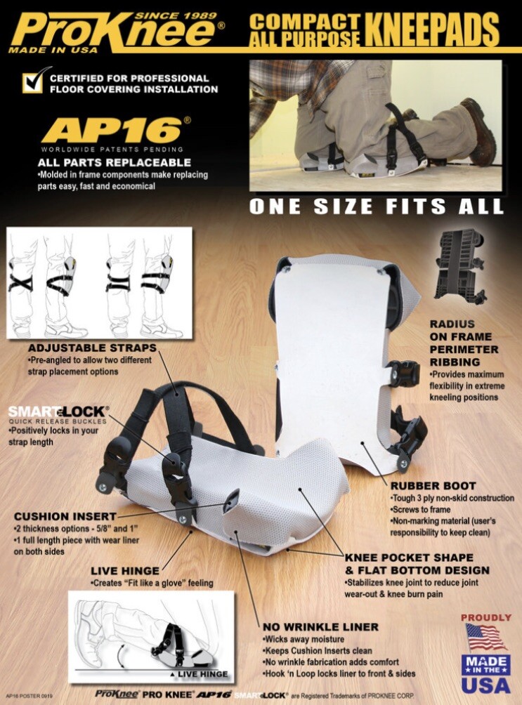 Proknee AP16 1” All Purpose Kneepads gallery