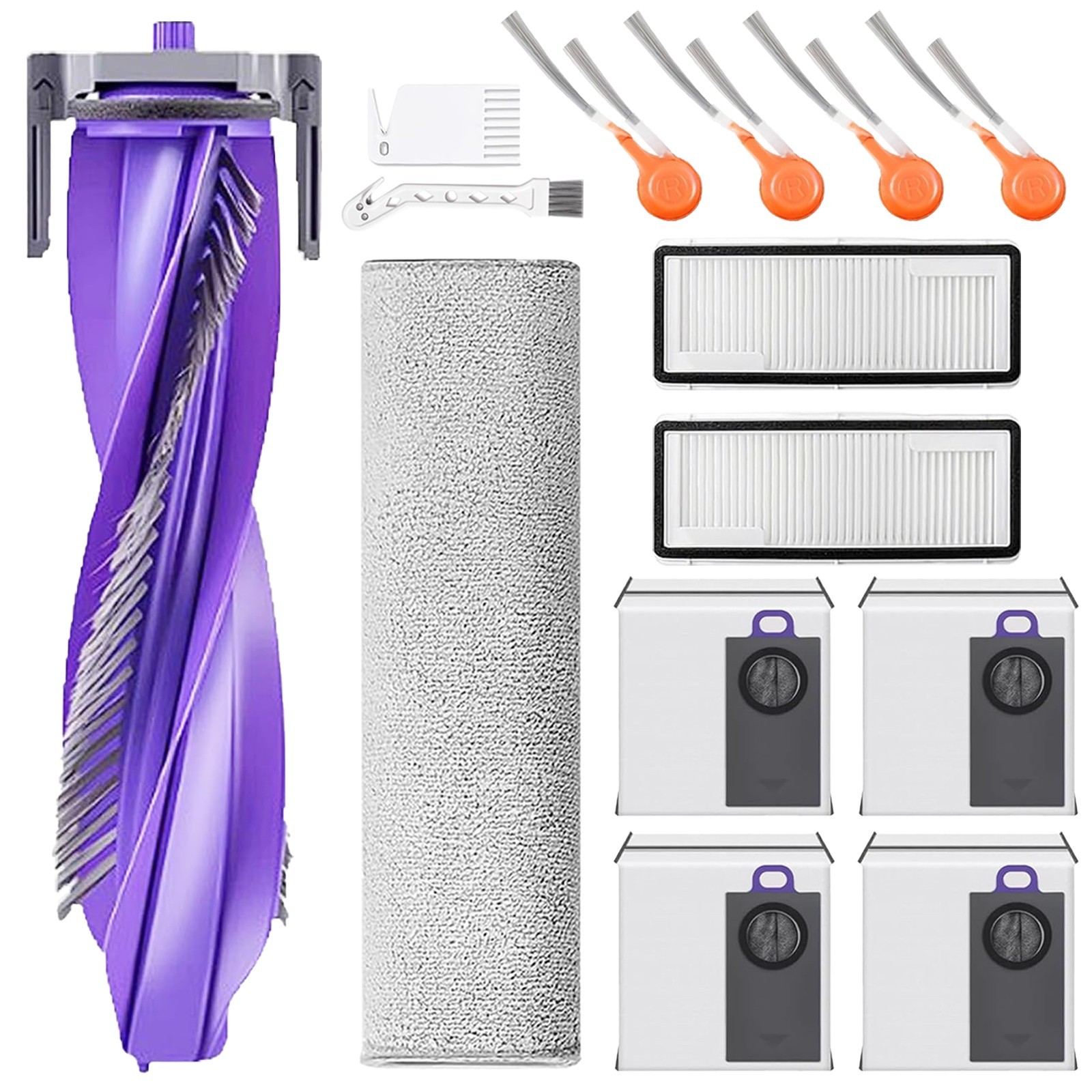 Replacement Parts Accessories Kit Compatible for Narwal Flow 2 Robot Vacuum gallery