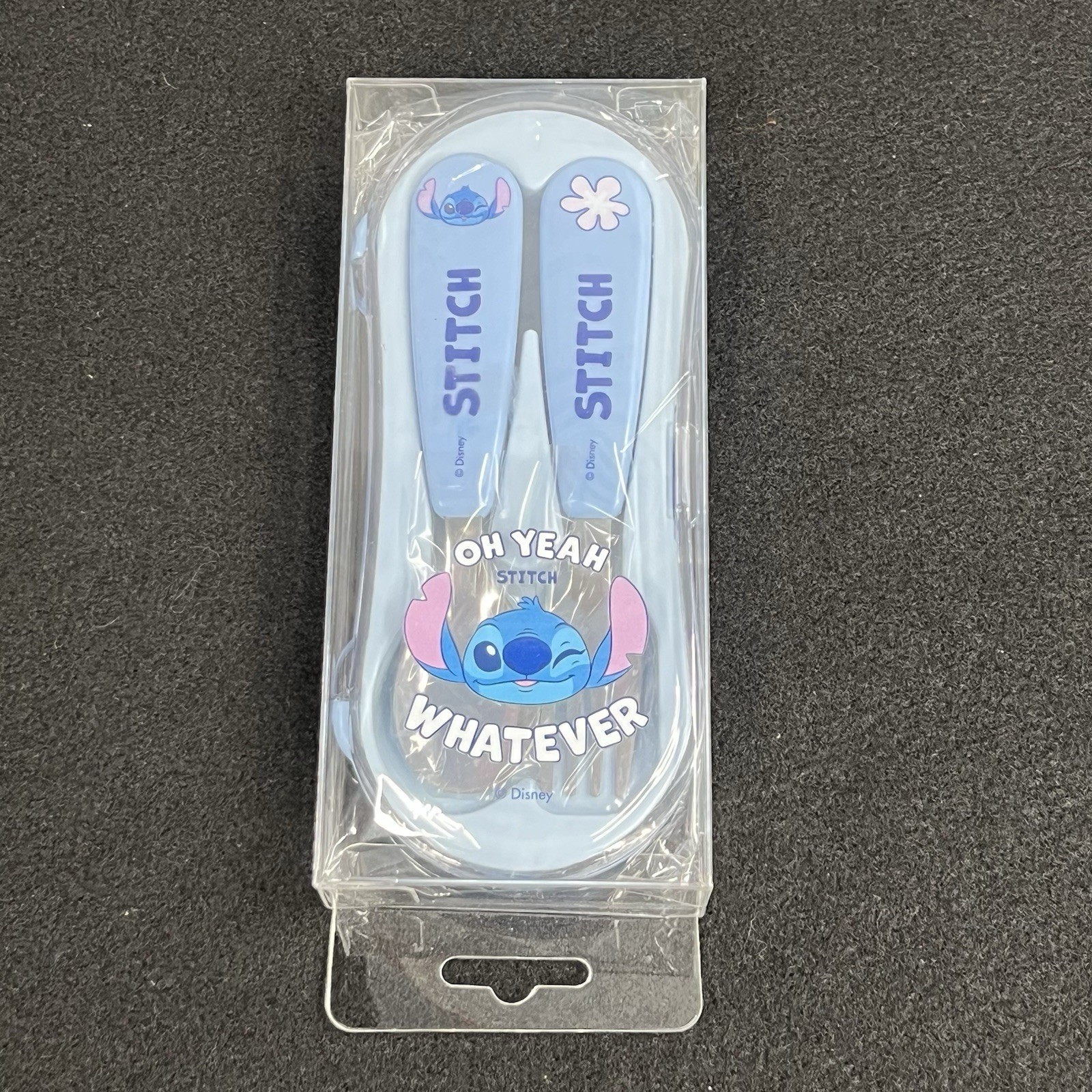 Disney Stitch yeah whatever Spoon & Fork Set W/ In Case gallery