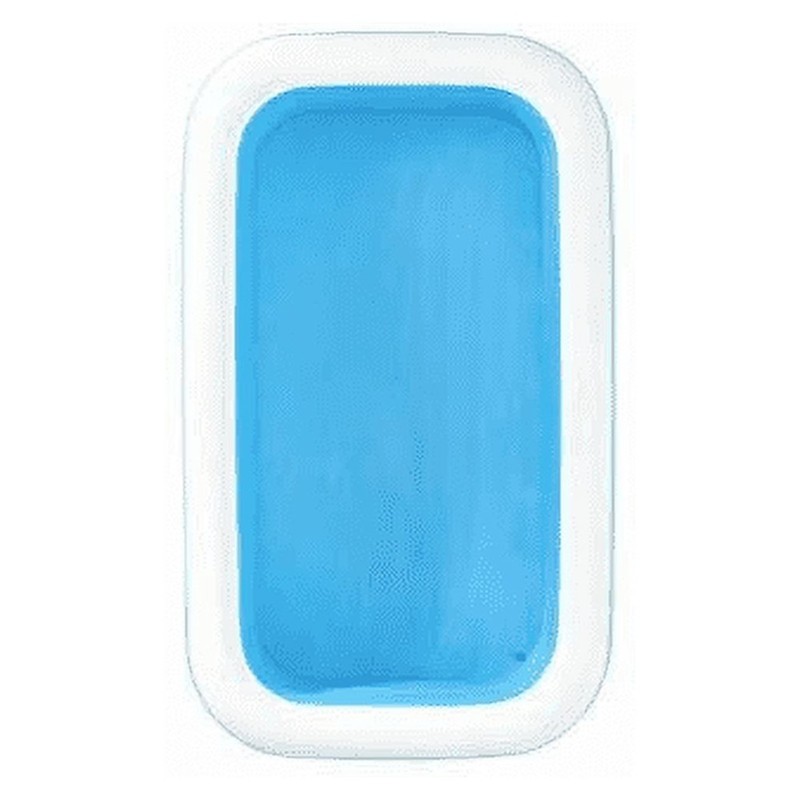 H2OGO! Blue Inflatable Rectangular Family Pool - 10' x 6' x 22" gallery
