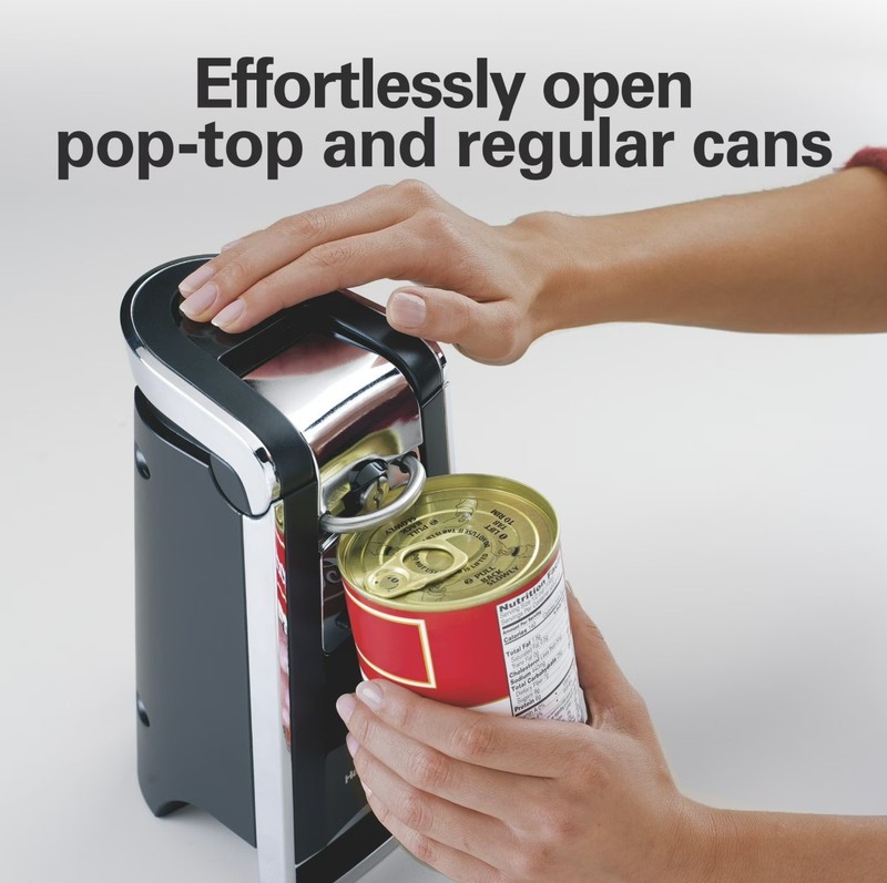 Hamilton Beach Smooth Edge Automatic Electric Can Opener, Black & Stainless gallery