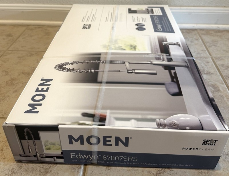 Moen Edwyn Spot Resist Pulldown Kitchen Faucet - Silver (87807SRS) gallery