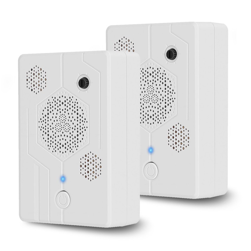 2-Pack 2026 Ultrasonic Bat Repellent with 3 Speakers Indoor/Outdoor Rechargeable gallery