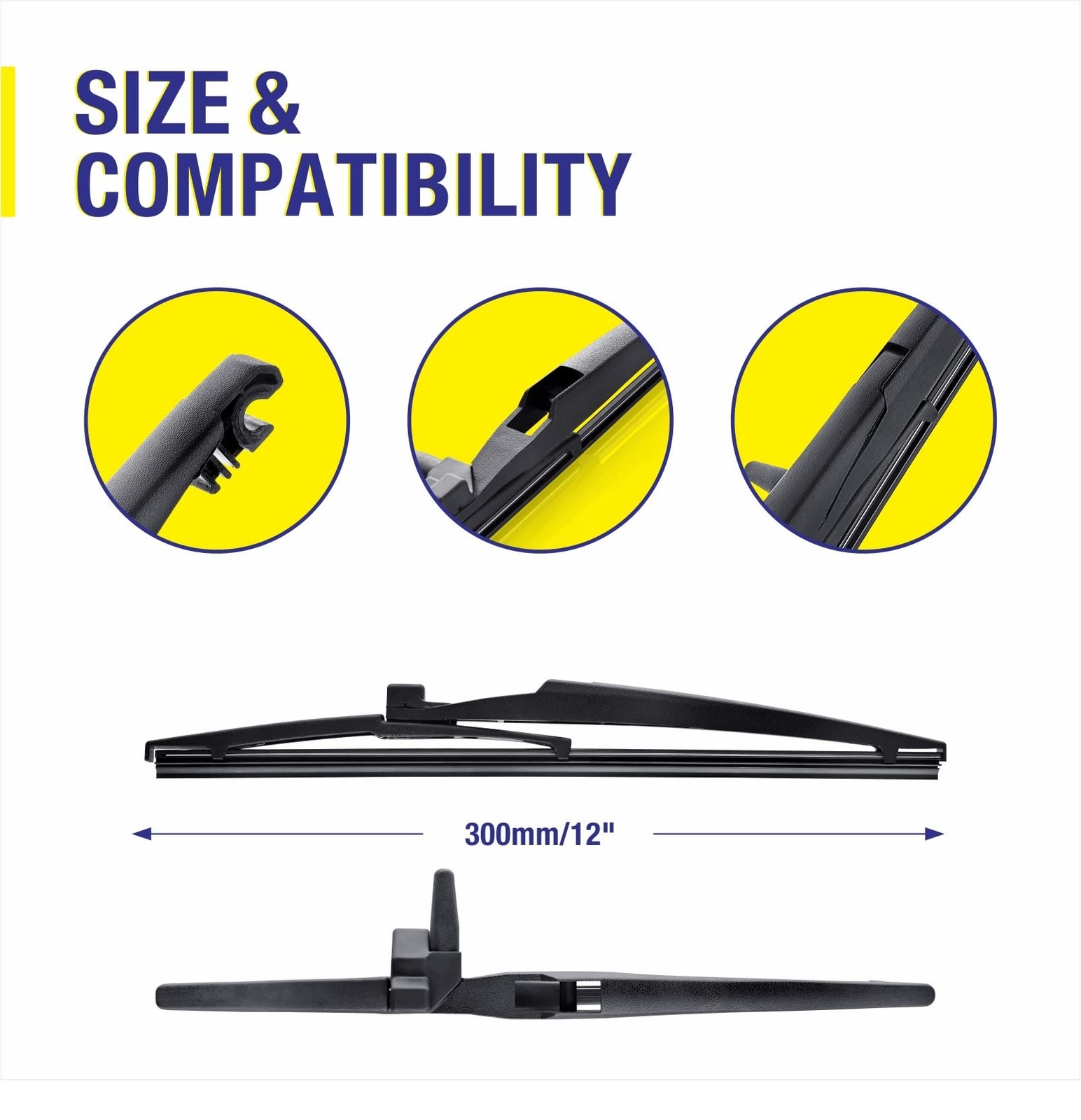 5 PLUS® 12" Rear Wiper Blade Replacement for Toyota 4Runner 2024-2010 BACK gallery