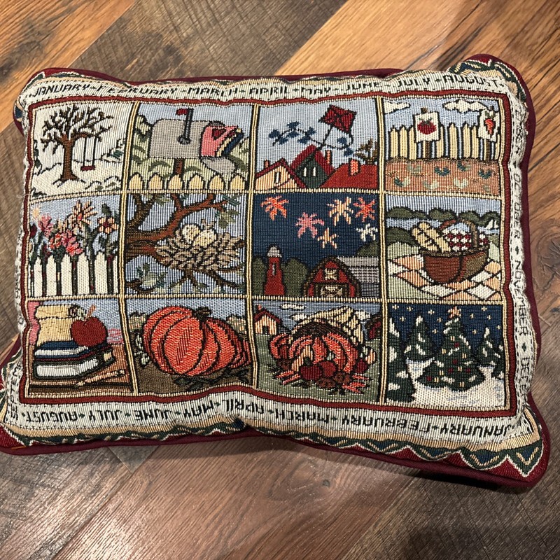 16 X 11 Rectangular Throw Pillow With 12 Months Of The Year Super Clean gallery