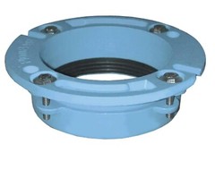 JONES STEPHENS 4″ x 2″ No Caulk Code Blue Cast Iron Toilet Flange C40420 C40-420