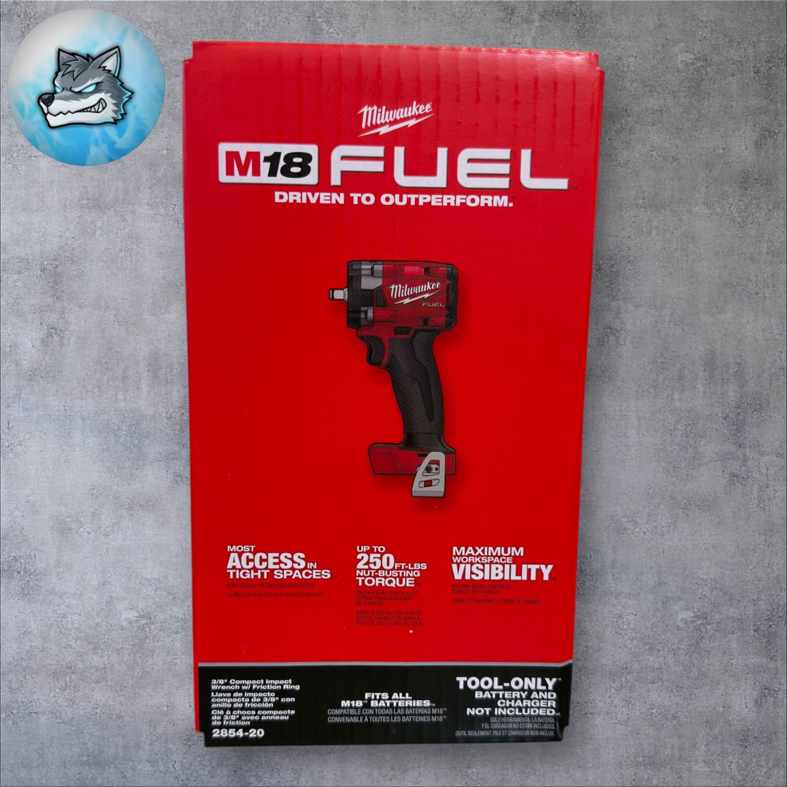 New Milwaukee M18 FUEL 18V 3/8 Compact Impact Wrench Gen 3 2854-20 (Tool Only) gallery