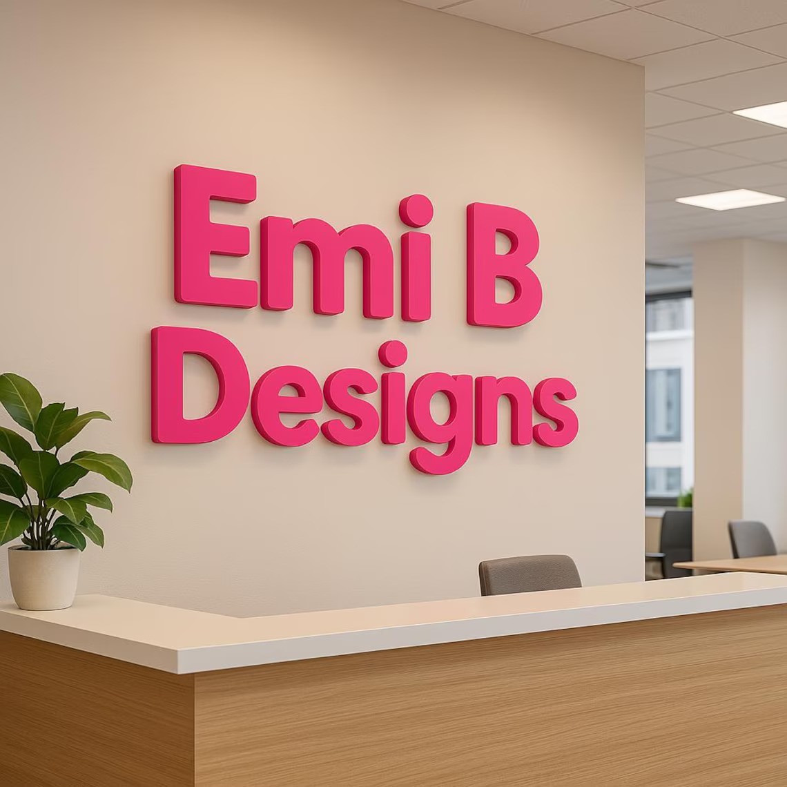 Personalised 3D Printed Letters and Numbers Any Font 1-12 Inch Signs UK gallery