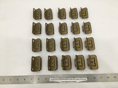 (20) USED Amerock BP7550-BB Hinge Self-Closing 1/2″ Overlay BURNISHED BRASS (X)