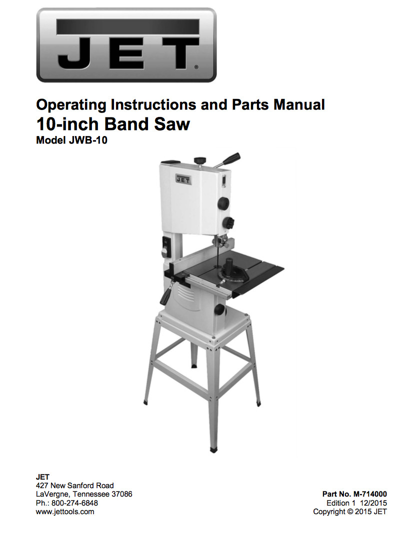 Jet Assembly Instructions & Parts List #708127 JRBG-14 Roller Bear FREE SHIPPING gallery