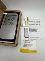 Airthings Corentium Home Radon Detector 223 Portable Lightweight US pCi/L AAA