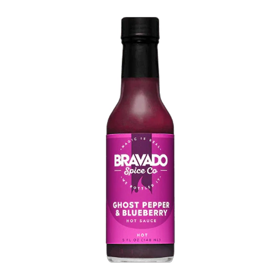 Bravado Spice Co. Ghost Pepper & Blueberry Hot Sauce 5 oz Bottle Gluten Free gallery