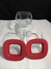 3 Rubbermaid Glass Storage Containers 1 Cup 7N68 w/ 2 Lids 7N77 Discontinued gallery