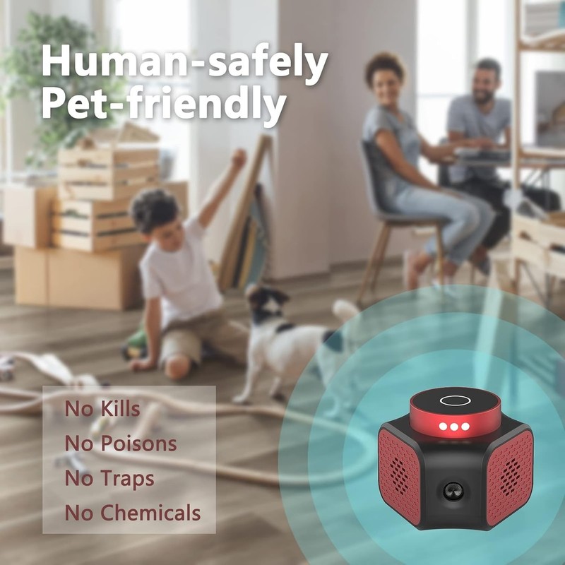Effective Ultrasonic Mice Repellent Plug-ins - Safe for Kids & Pets, 1076 Sq. ft gallery