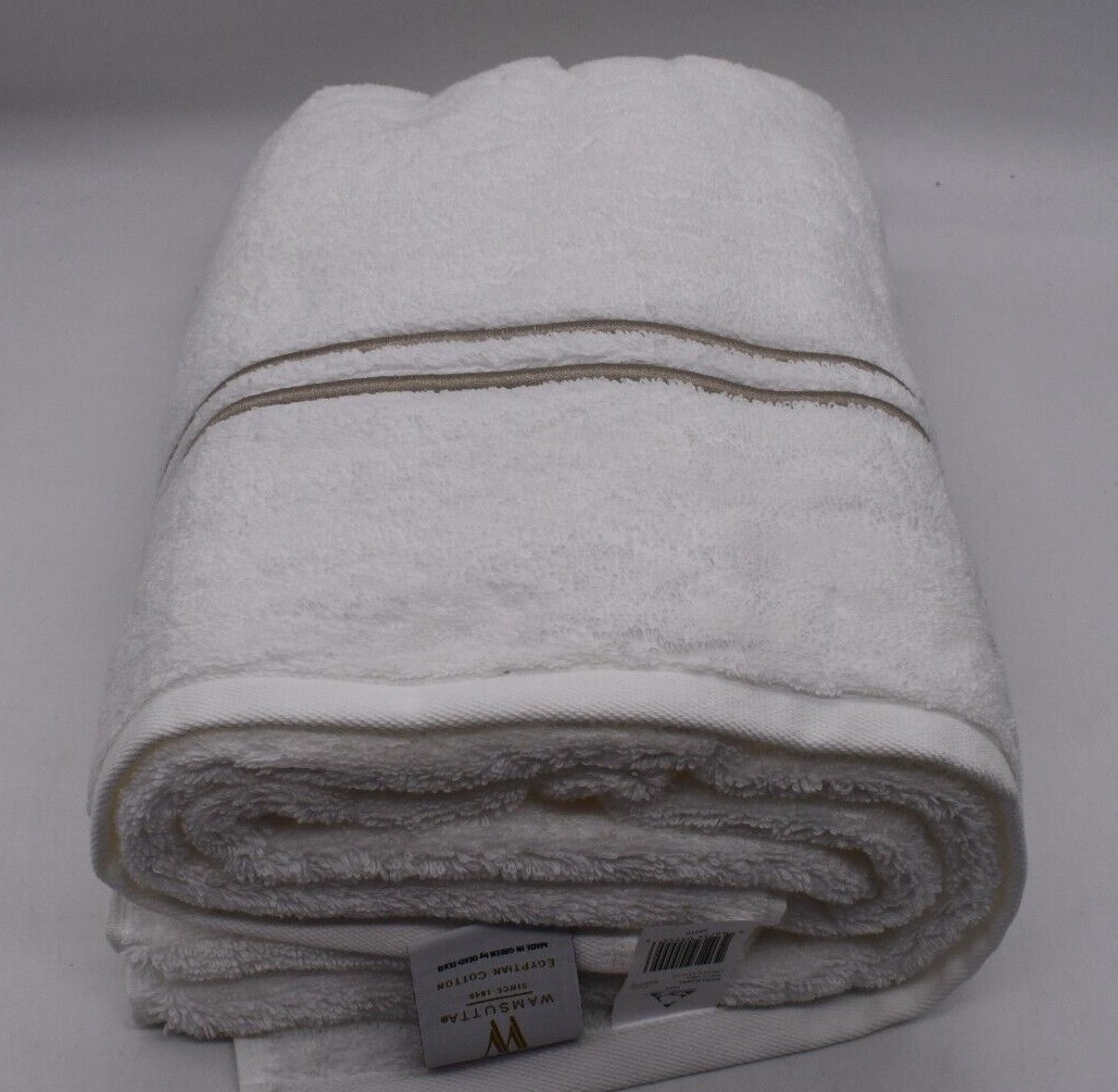 Wamsutta Collection 100% Egyptian Cotton 30"x58" BATH SHEET TOWEL (CHOOSE COLOR) gallery