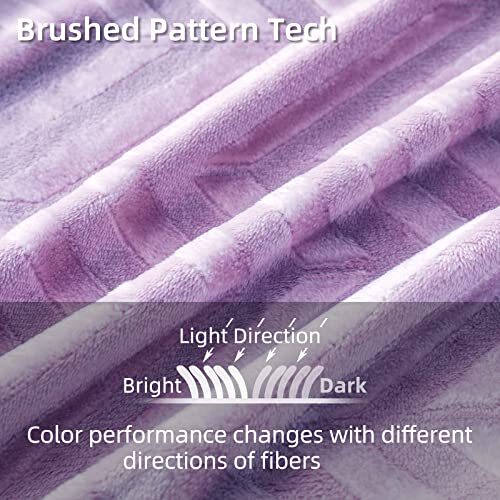Flannel Fleece King Size Bed Blanket Soft Velvet Lightweight Bedspread Plush ... gallery