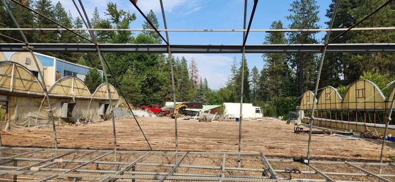 Greenhouse Frame Disassembled, Includes Several Accessories gallery