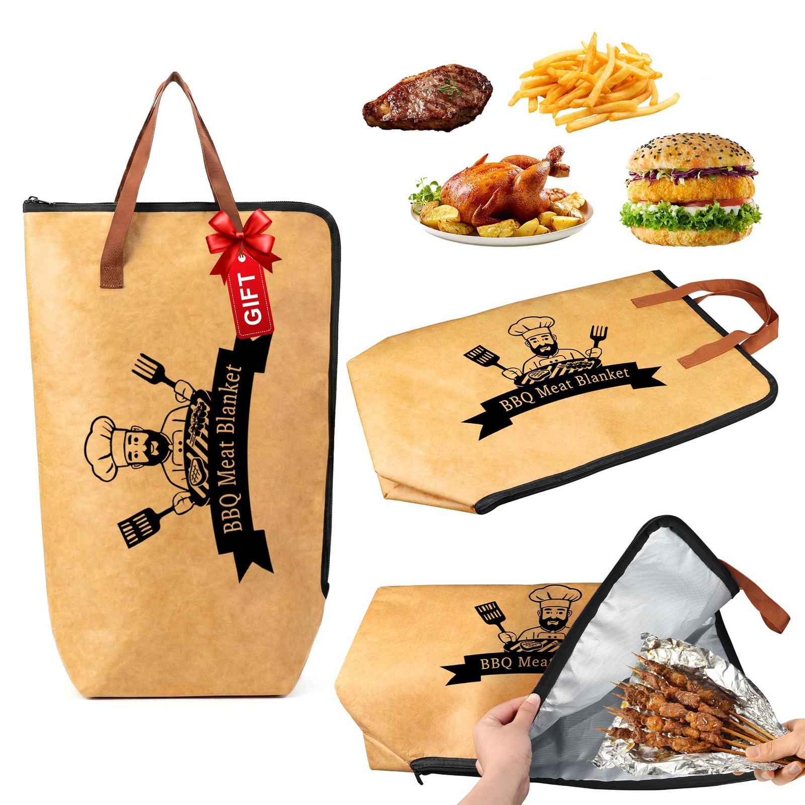 Zyerch Bbq Blanket For Resting Meat 5 Layer Meat Blanket Wide Mouth For gallery