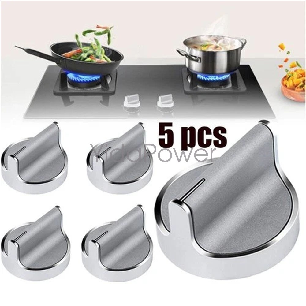 5PCS W10594481 Gas Range Control Knob Replacement for Whirlpool WPW10594481 US gallery