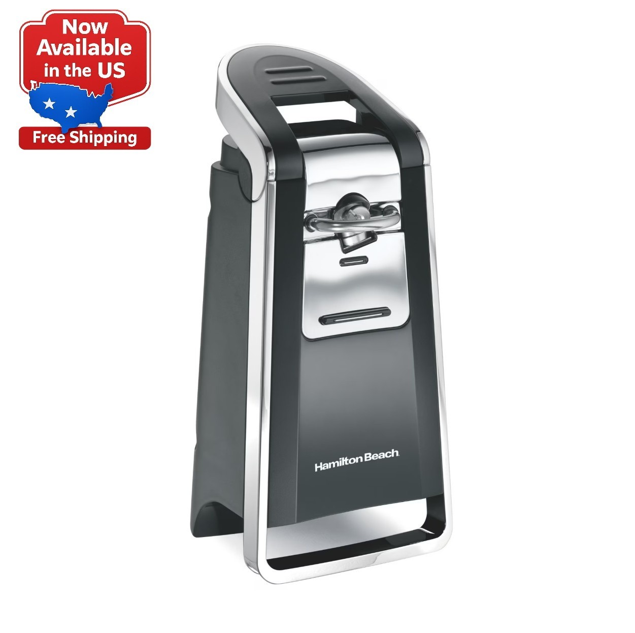 Hamilton Beach Smooth Edge Automatic Electric Can Opener, Black & Stainless gallery