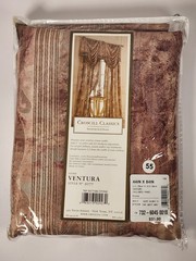 Croscill Classics Tailored Panel Style 9077 Stone Ventura 44″W x 84″L NEW