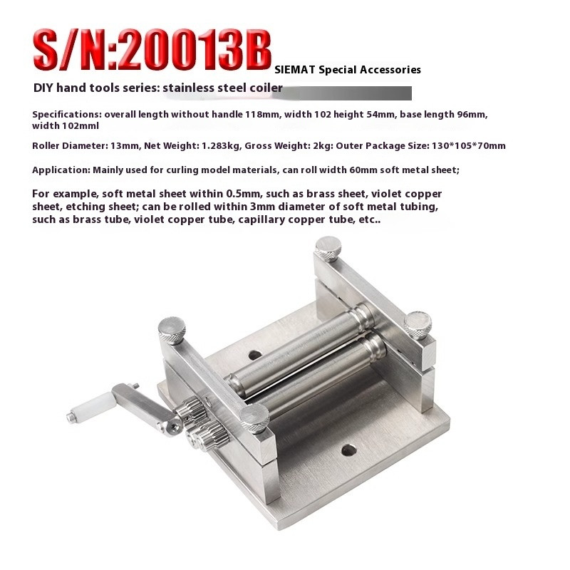 Plate Rolling Machine Soft Metal Sheet Soft Metal Tube Mini Bending Machine New gallery