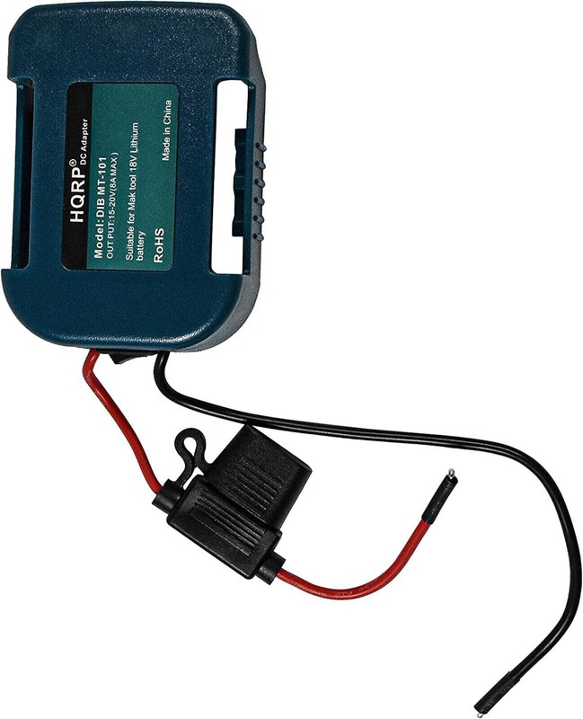 Battery Adapter Fuse & Switch Power Wheel Adapter for Makita 18V Lithium Battery gallery