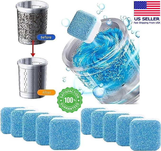 12/24Pcs Washing Machine Cleaner Washer Deep Solid Cleaning Effervescent Tablets gallery