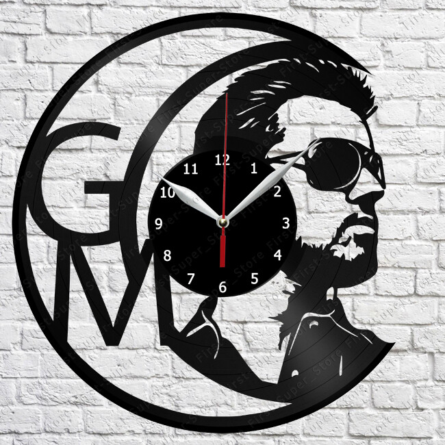 George Michael Vinyl Clock Record Wall Clock Decor Fan Art Home 12'' 30cm 2696
